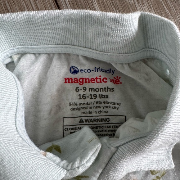 Magnetic Me Bunny Pattern Baby Onesie - Picture 3 of 3